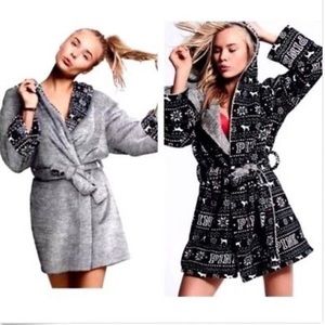 PINK Victoria Secret Fuzzy Bathrobe